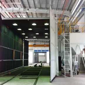 Grit Blasting Chamber